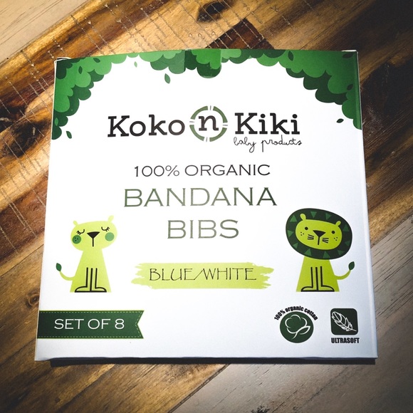 🐣 8-pack baby/toddler Organic Bandana Bib Set 🐣 - Picture 8 of 8